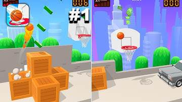 Bounce Dunk - New Release - Hyper Hybrid Casual - Gameplay Walkthrough (iOS & Android)