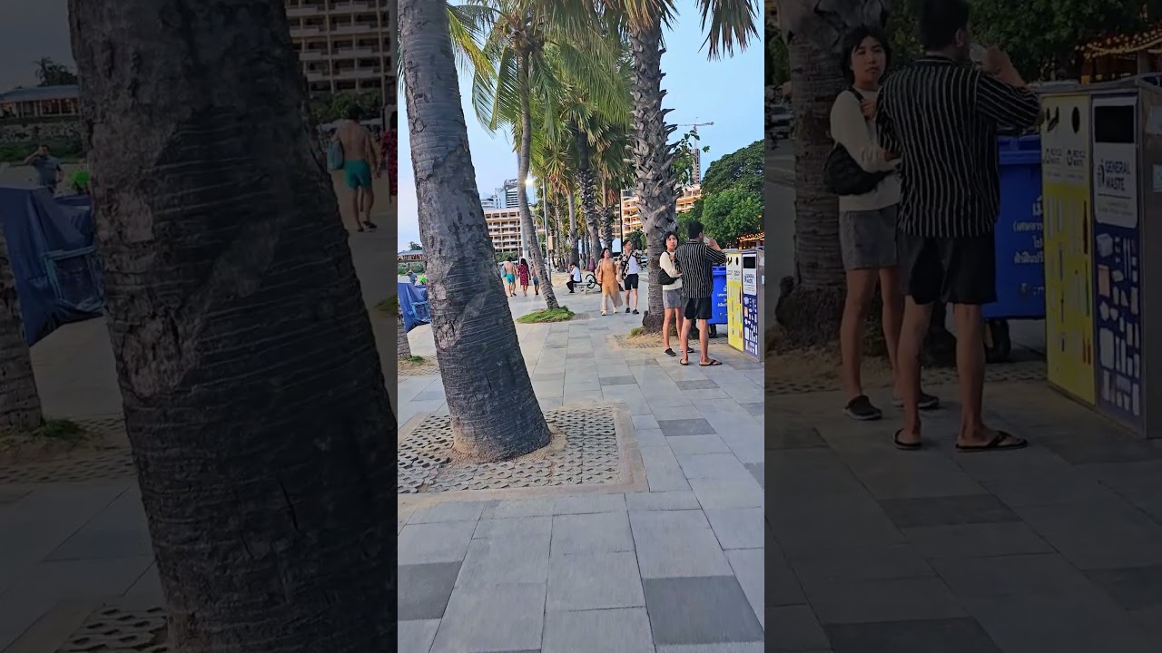 “Pattaya Beach Road – The Ultimate Walk 🌴✨” 