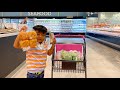 Seyhak Buy Bread To Make Hamburger For Family / Shopping At AEON Mall / Sreypov Life Show
