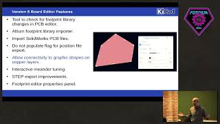 FOSDEM 2024 - KiCad Status Update screenshot 1