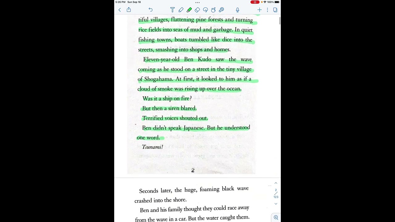 I Survived: Japanese Tsunami Chapter 1