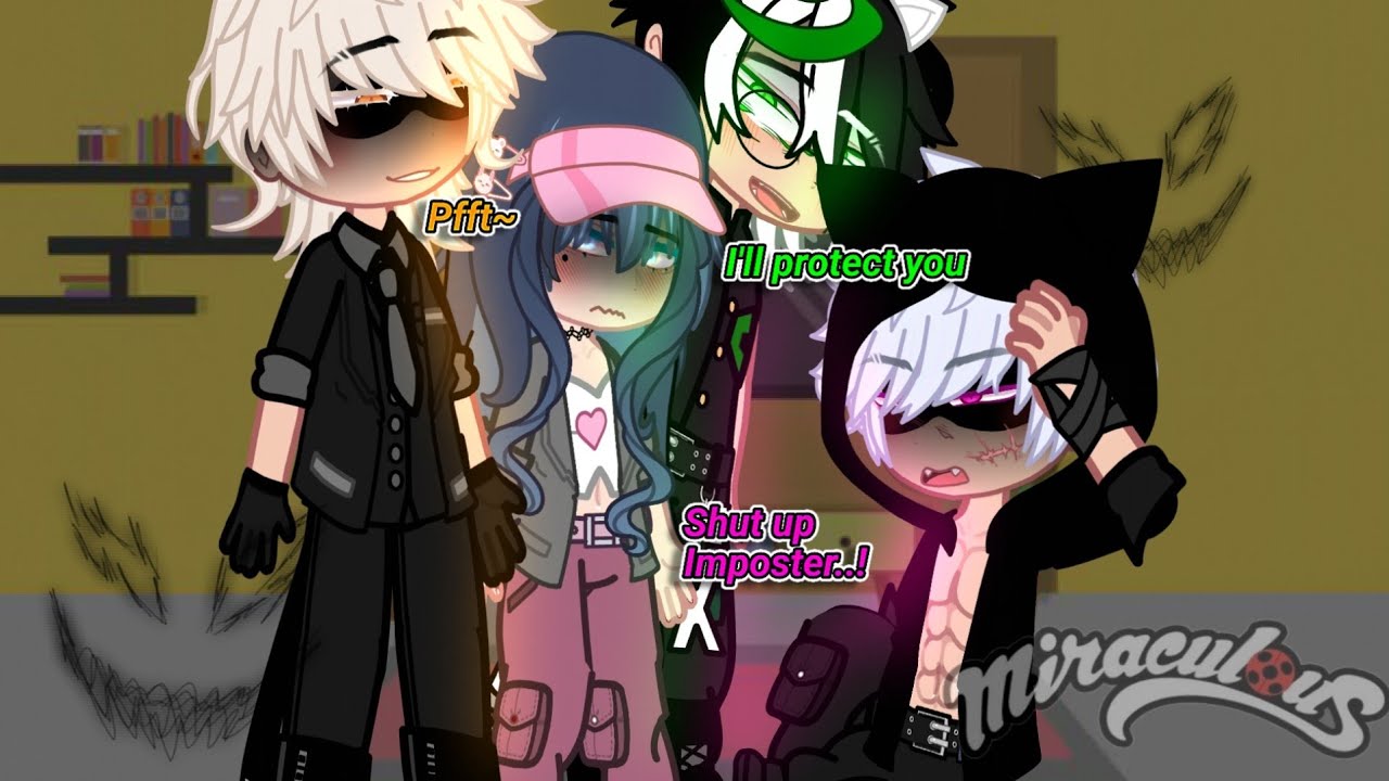 ❕️🐞If Marinette met three evil versions of CatNoir🐈‍⬛❕️ || Different AU || MLB || Original || Voiced