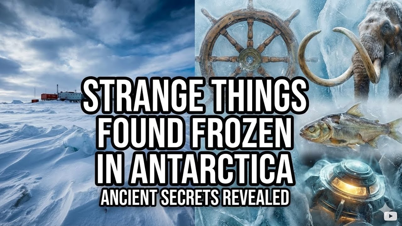 Загадки замерзшей Антарктиды: зубы мегалодона, ледяные черви и многое другое.