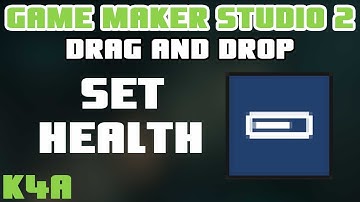 GameMaker Studio 2 D&D blocks - Set Health