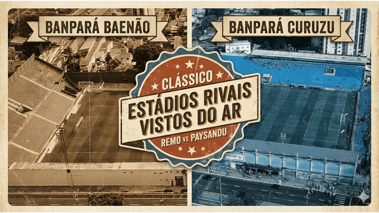BAENÃO E CURUZU DO ALTO! 🏟️ As Casas de Remo e Paysandu em Imagens Aéreas Incríveis