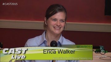 Becoming a More Technical Tester - Erica Walker on "CAST Live"