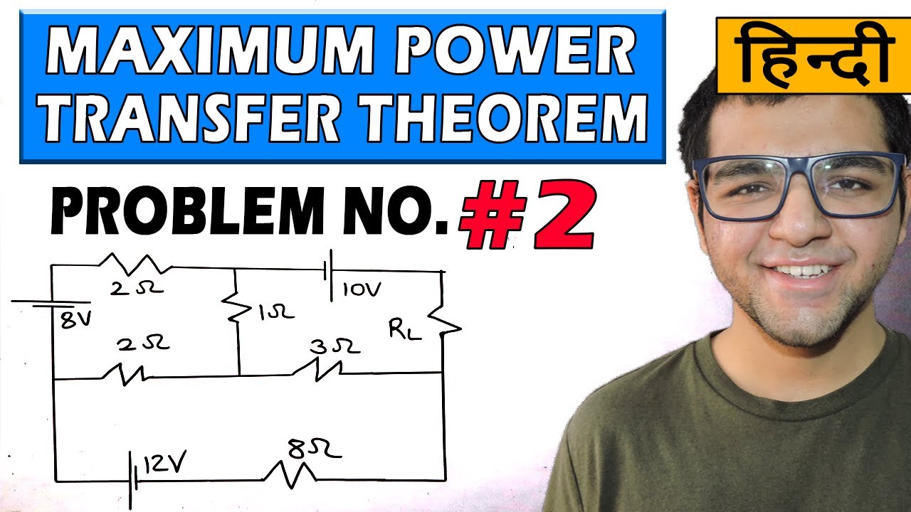 Maximum Power Transfer Theorem problems with solutions in Hindi ...