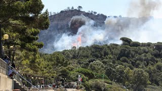 France: Wildfires prompt major evacuations near French Riviera