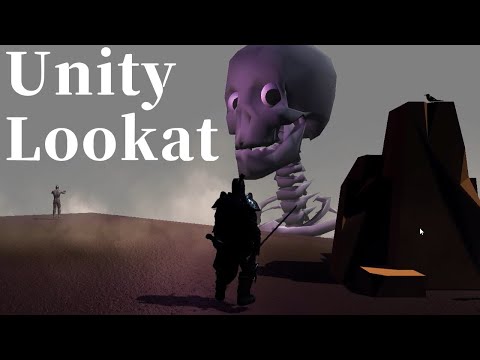 UnityでLookatで目玉を動かしてみた