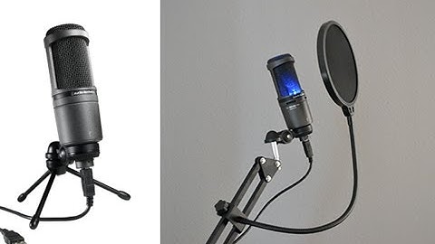 Microphone Unboxing + Setup: Audio Technica AT2020USB+