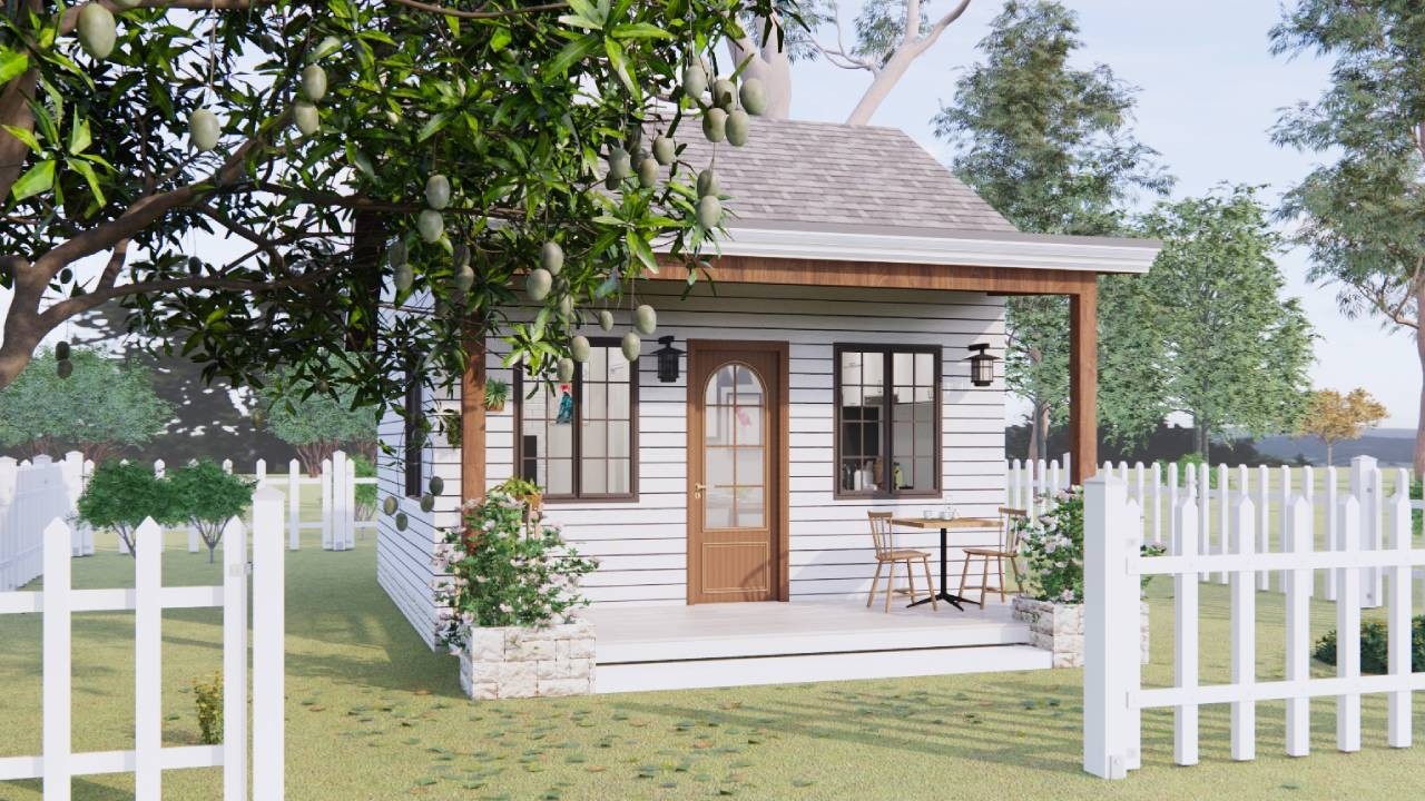 6 x 20 футов (5 x 6 метров) Почему этот крошечный садовый домик дарит такое умиротворение | Иссле...