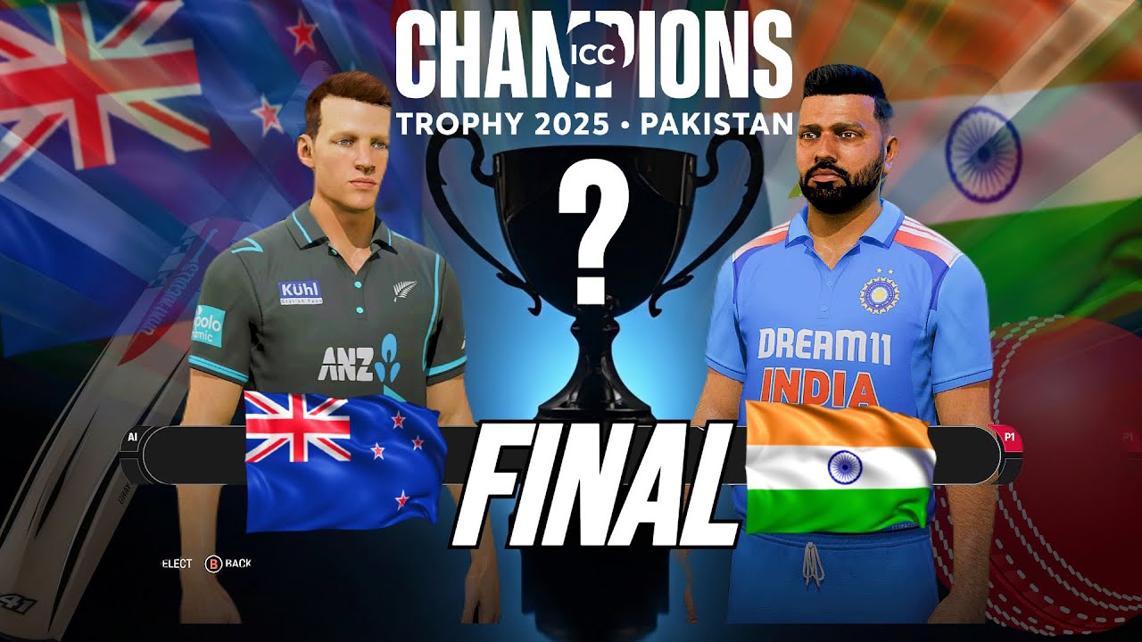 INDIA VS NEW ZEALAND FINAL! | CRICKET 24 - YouTube
