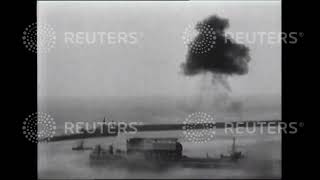 1940 German bombers attack Port of Dover