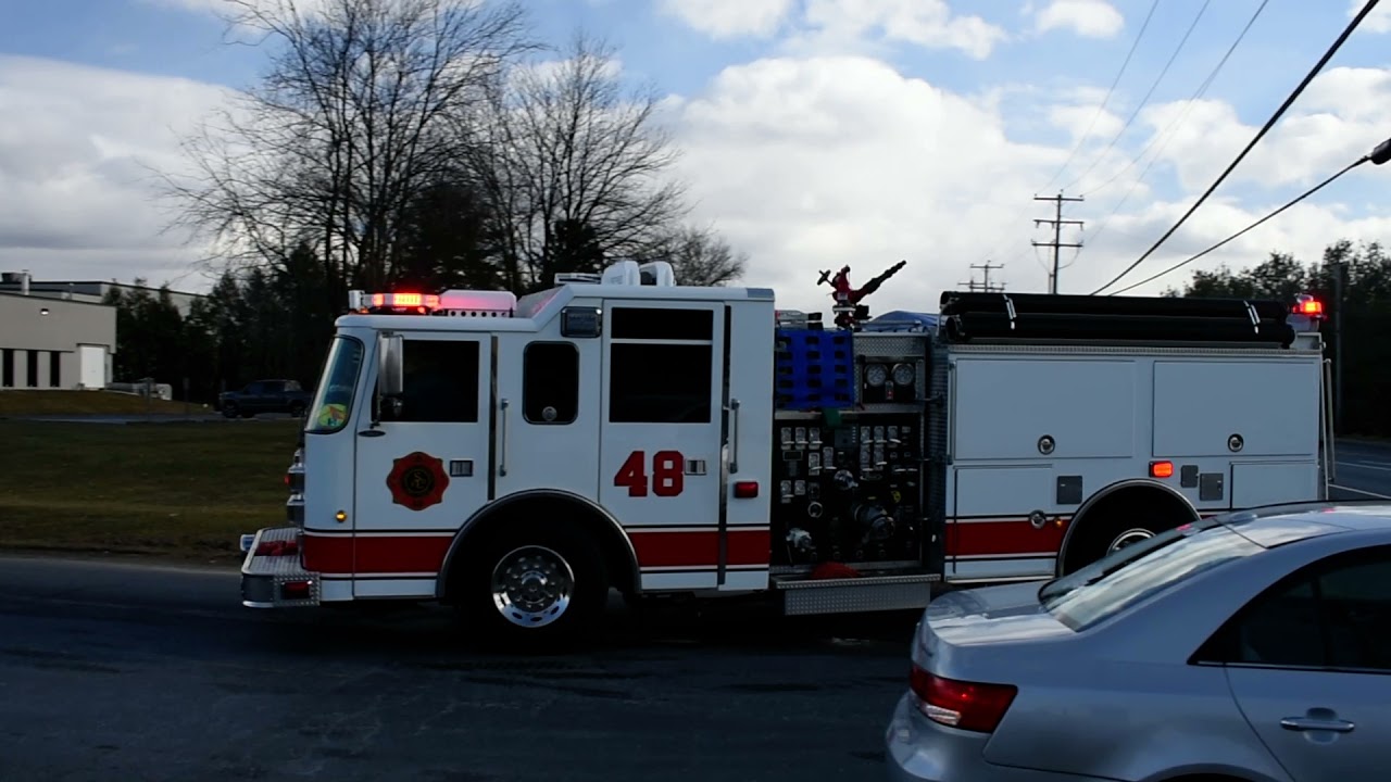 South Lebanon Fire Department Engine 48 Water Flow Alarm Response YouTube