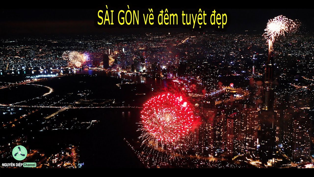 cảnh đẹp sài gòn về đêm  New 2022  Sài gòn về đêm  - Saigon in Vietnam at night