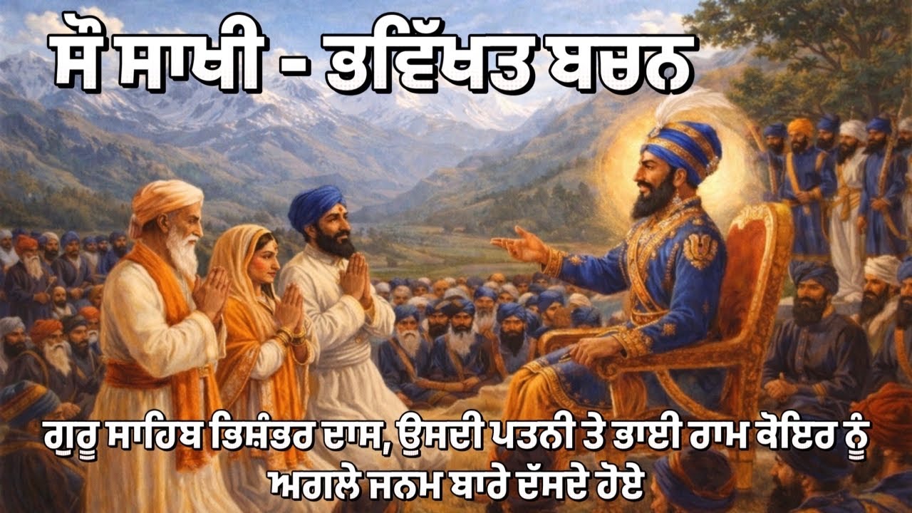 ਸੌ ਸਾਖੀ | ਕਲਗੀਧਰ ਪਾਤਸ਼ਾਹ ਭਾਈ ਰਾਮ ਕੋਇਰ ਜੀ ਨੂੰ ਭਵਿੱਖਤ ਬਚਨ ਕਰਦੇ ਹੋਏ | Katha Giani Sher Singh Ji