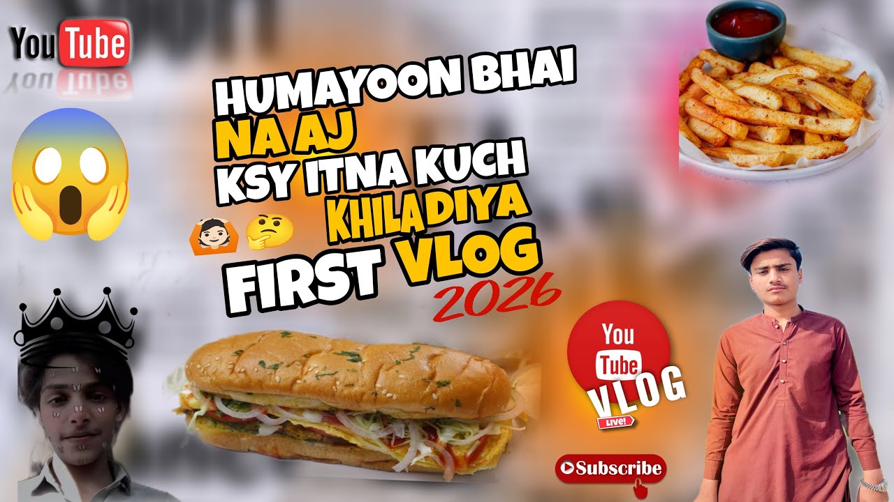 Humayoon bhai na ksy itna kuch khila diya |trendingpage|foryoupage|farhandalvlogs