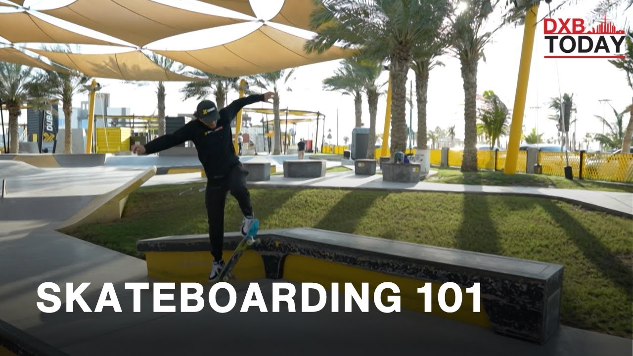 The skateboarding scene in Dubai