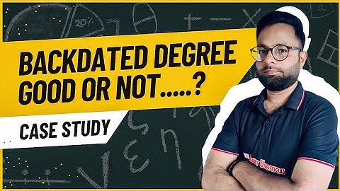 Back Date Degree valid Or Not | Back Date Degree Verify | Backdated Degree Verification  #degree