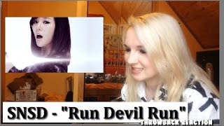 Girls' generation - "run devil run" mv *tbt reaction*