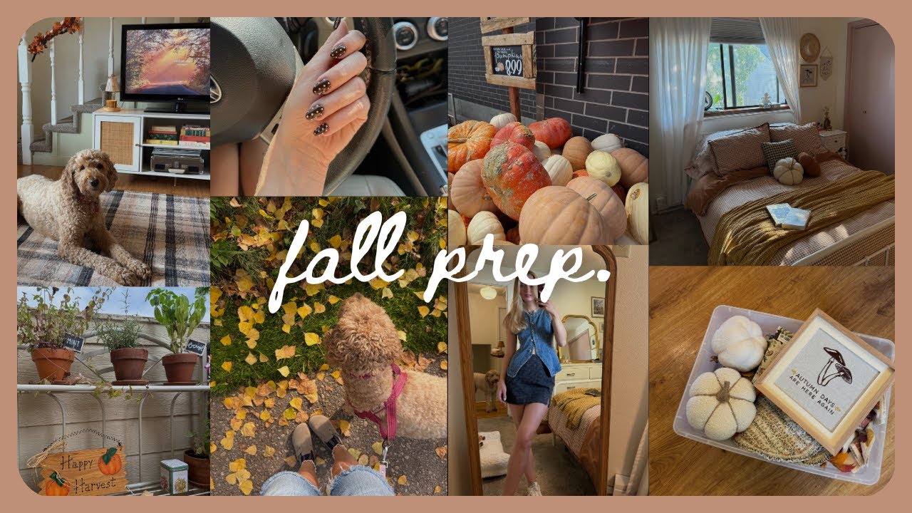Autumn Prep | Decorate with me, Fall shopping, and making plans
