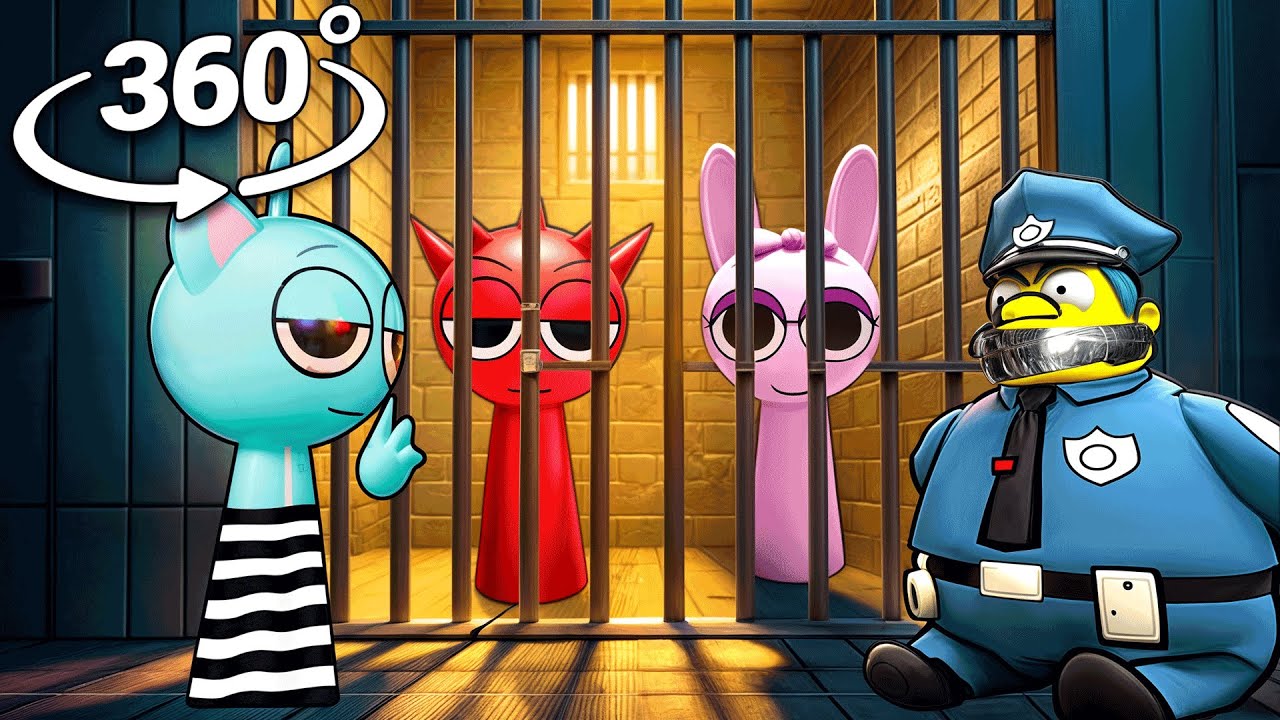 Incredibox Sprunki Prison Break | 360° VR