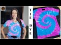 Como fazer camiseta TIE DYE em casa!!! (passo a passo para não errar)