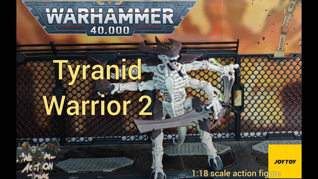 JoyToy Warhammer 40k: Tyranid Hive Fleet Warrior With Boneswords Figura De Acción A Escala 1:18