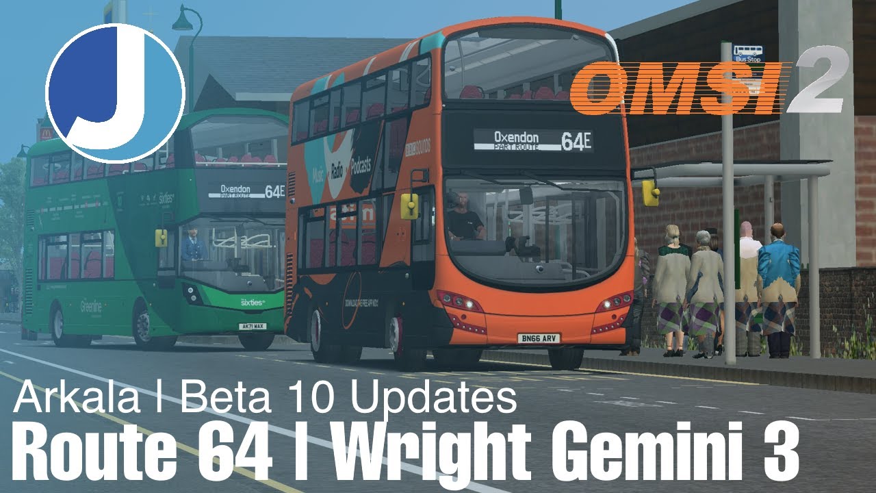 OMSI 2 | Route 64 | Short Journey | Wright Gemini 3 | What's Changed?