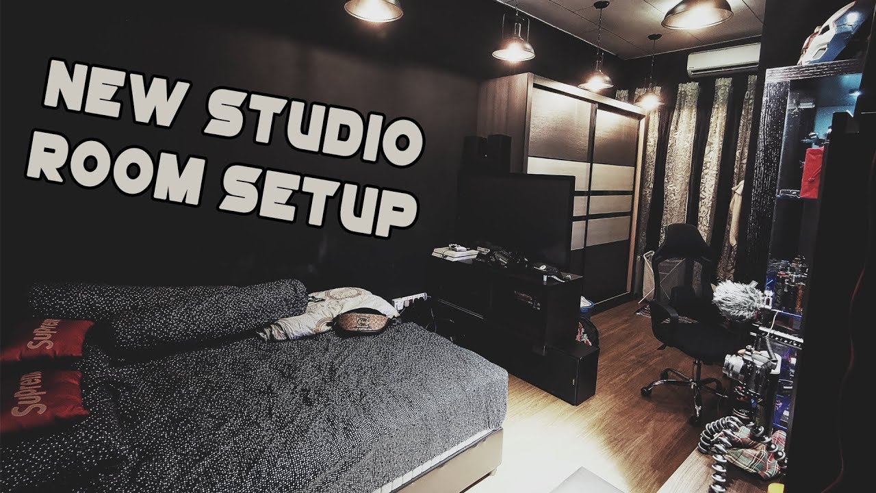 My new black room setup!! Woohoo. YouTube
