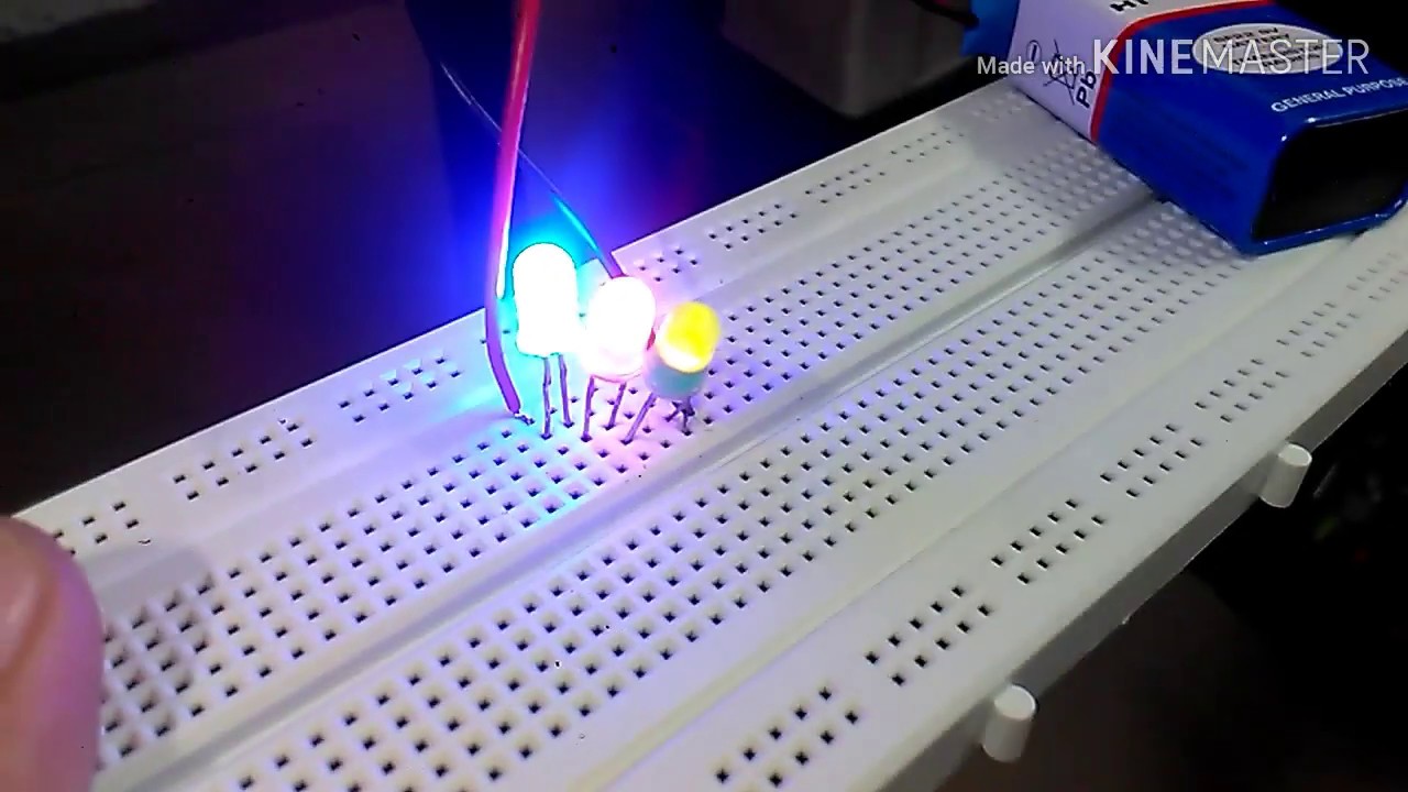 Serial circuit on breadboard!!!. Just easy. YouTube