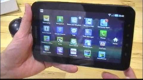 Samsung Galaxy Tab Live Review Part 1