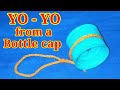 How to make YOYO Easy bottle cap || how to make spinning homemade toy
