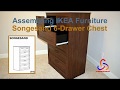 IKEA Furniture: SONGESAND 6-Drawer Chest - Quick and Easy - Unpacking and Assembling