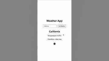 ⚡️ Build a Weather App in 60 Seconds! 🤯 (HTML, CSS, & JS) #javascript  #shorts