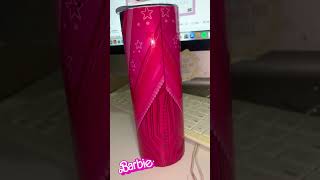 Barbie tumbler 💕 #barbie #sublimation #sublimationtumbler #crafter #tumbler #tumblertutorial