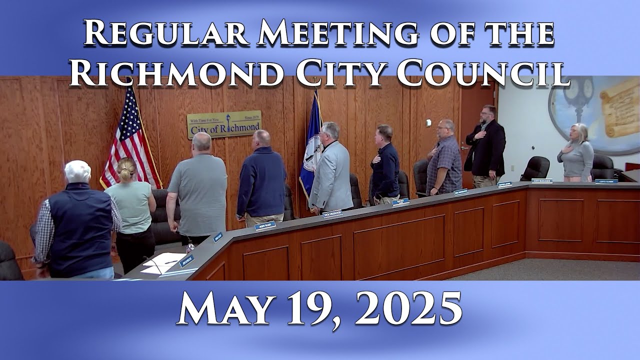 Regular Meeting of the Richmond City Council on May 19, 2025 - YouTube