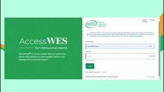 Welcome to AccessWES