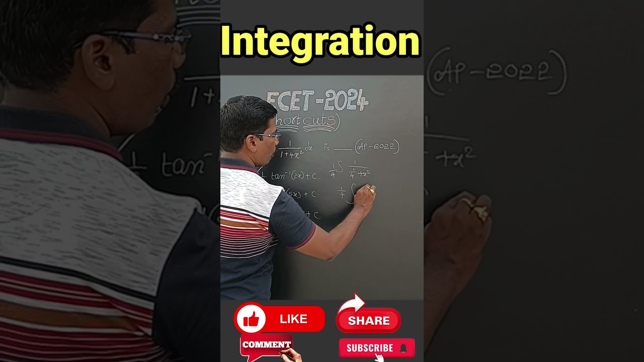 Integration Shortcuts for Ecet 2024 Trick@5 
