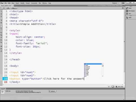 Using Javascript for simple addition part 4