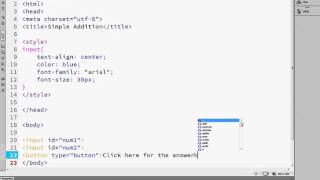 Using Javascript for simple addition part 4