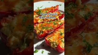 Beyaz Peynirli Biber Dolması