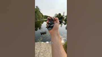 Illegal Rock Skipping Trick ☠️