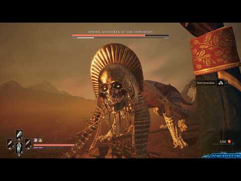 Valor Mortis - Sphinx, Devourer of the Unworthy Boss Fight