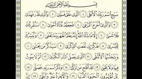 سورة الأعلي ... الشيخ وليد الروبي