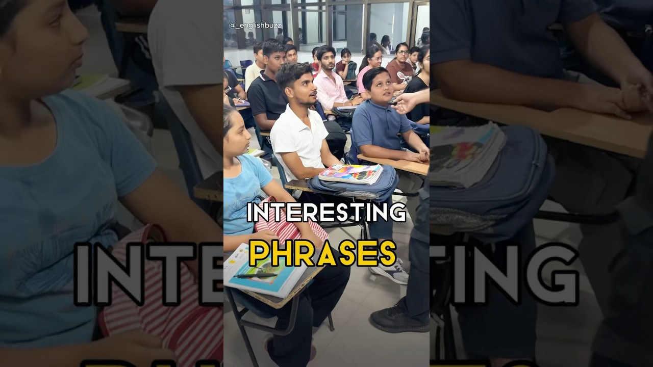 Interesting phrases to sound impressive 