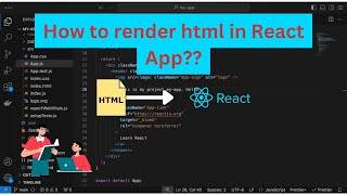 html in react js | html in react | render html in react #react #html