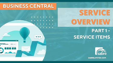 Business Central Service Part 1 - Service Items