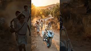 "What if… one day in Ancient Greece… a machine from the future suddenly appeared?" #shortvideo