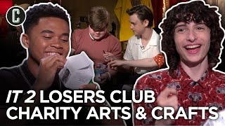 It Chapter 2 Finn Wolfhard, Jack Dylan Grazer & More Do Arts & Crafts